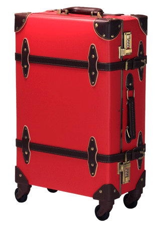 赤のスーツケース